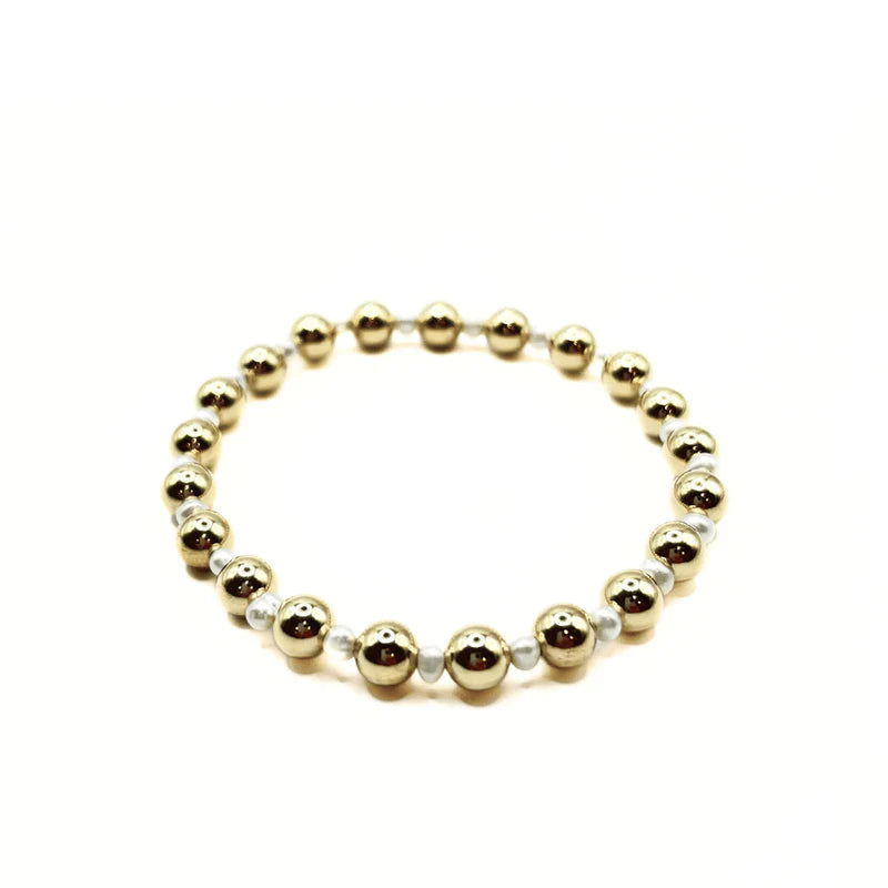Montauk 14k Gold and Pearl Waterproof Bracelet
