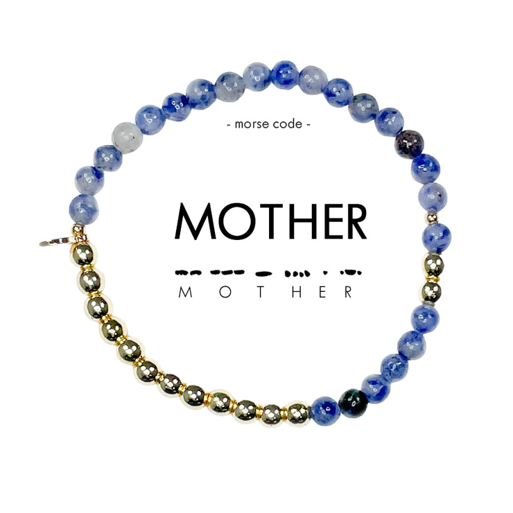 Gold Morse Code Bracelet | MOTHER