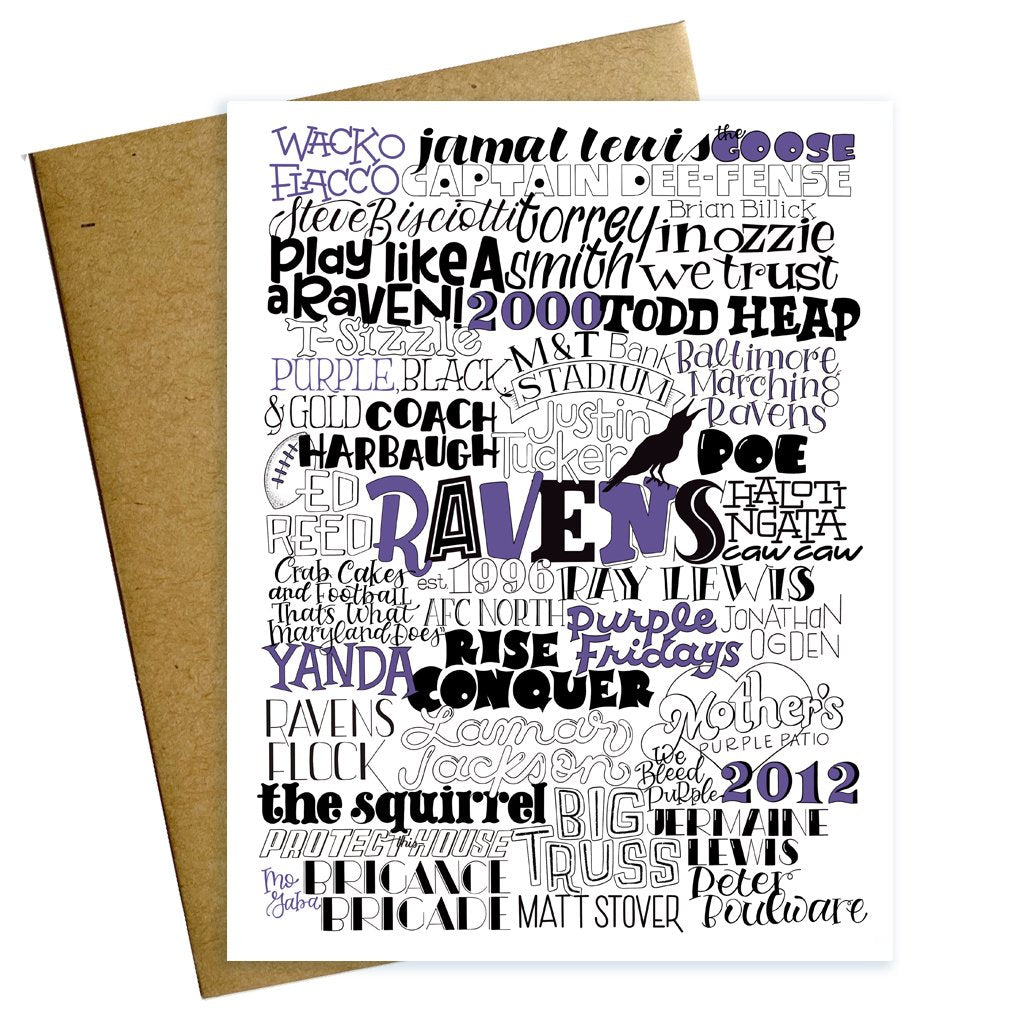 Baltimore Ravens Card