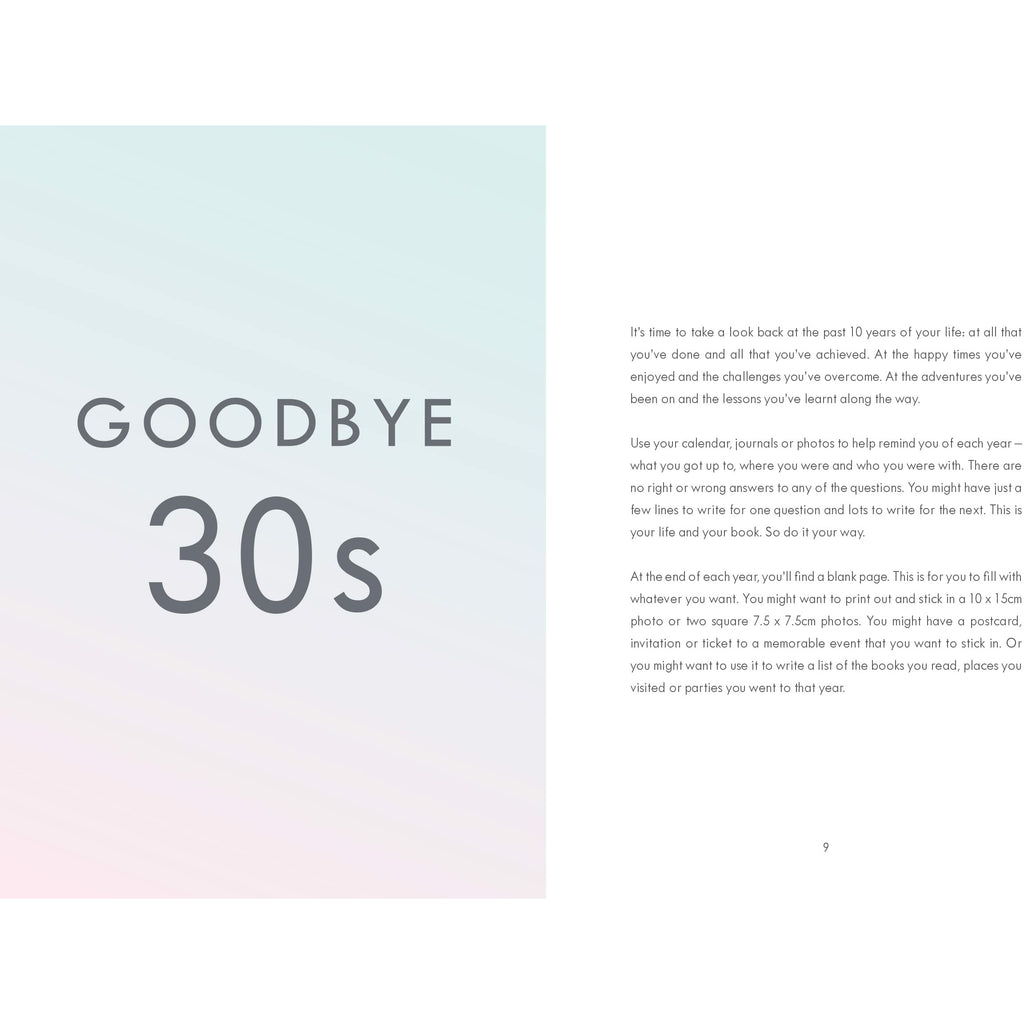 Goodbye 30s Hello 40s: A Reflective Journal