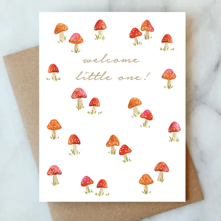 Little Mushroom Greeting Card