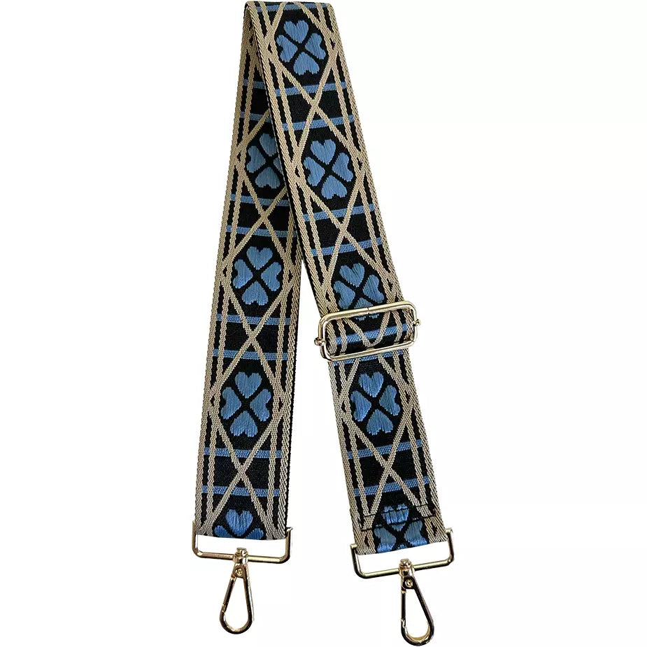 'Clover' Embroidered Bag Straps