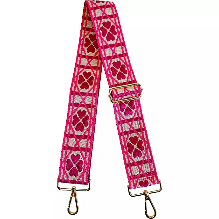 'Clover' Embroidered Bag Straps