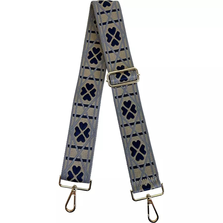'Clover' Embroidered Bag Straps