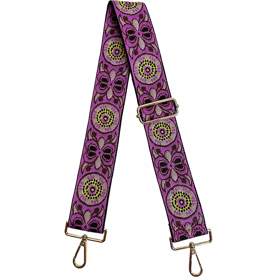 'Foulard' Embroidered Bag Straps