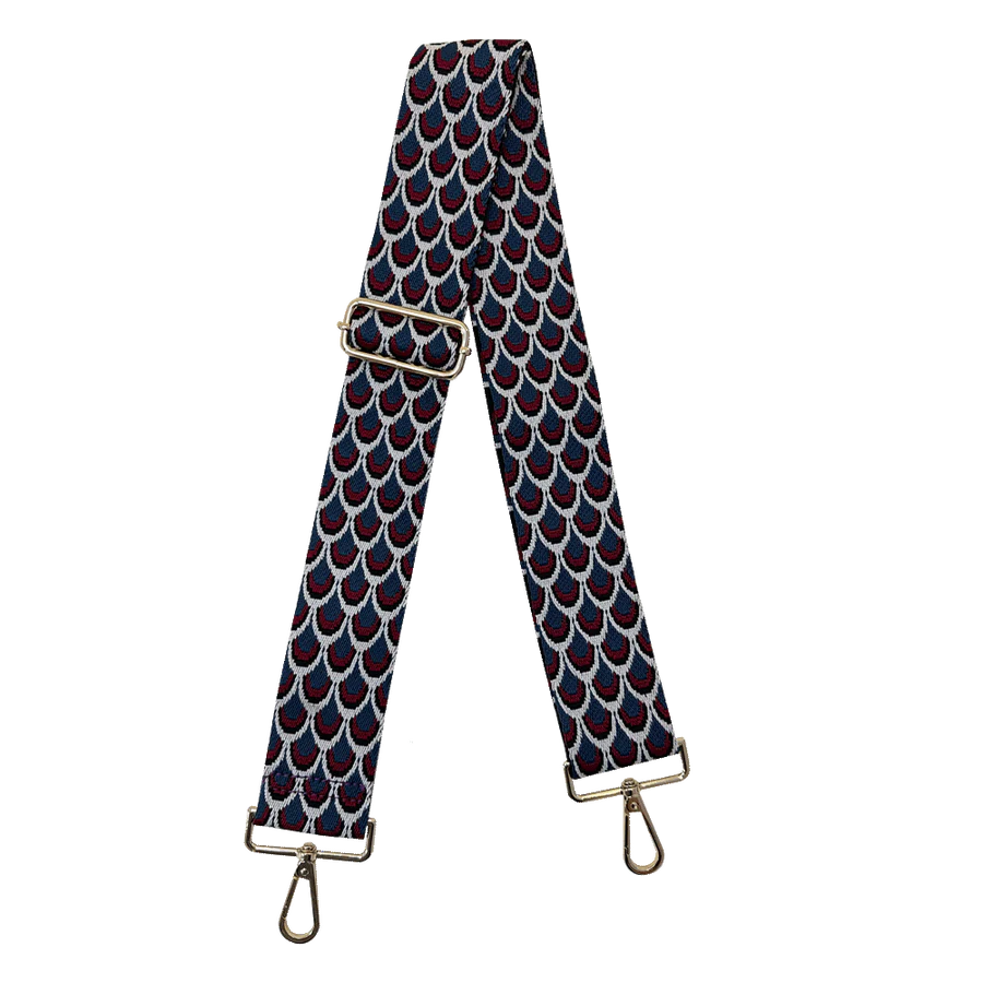 Peacock Embroidered Bag Straps