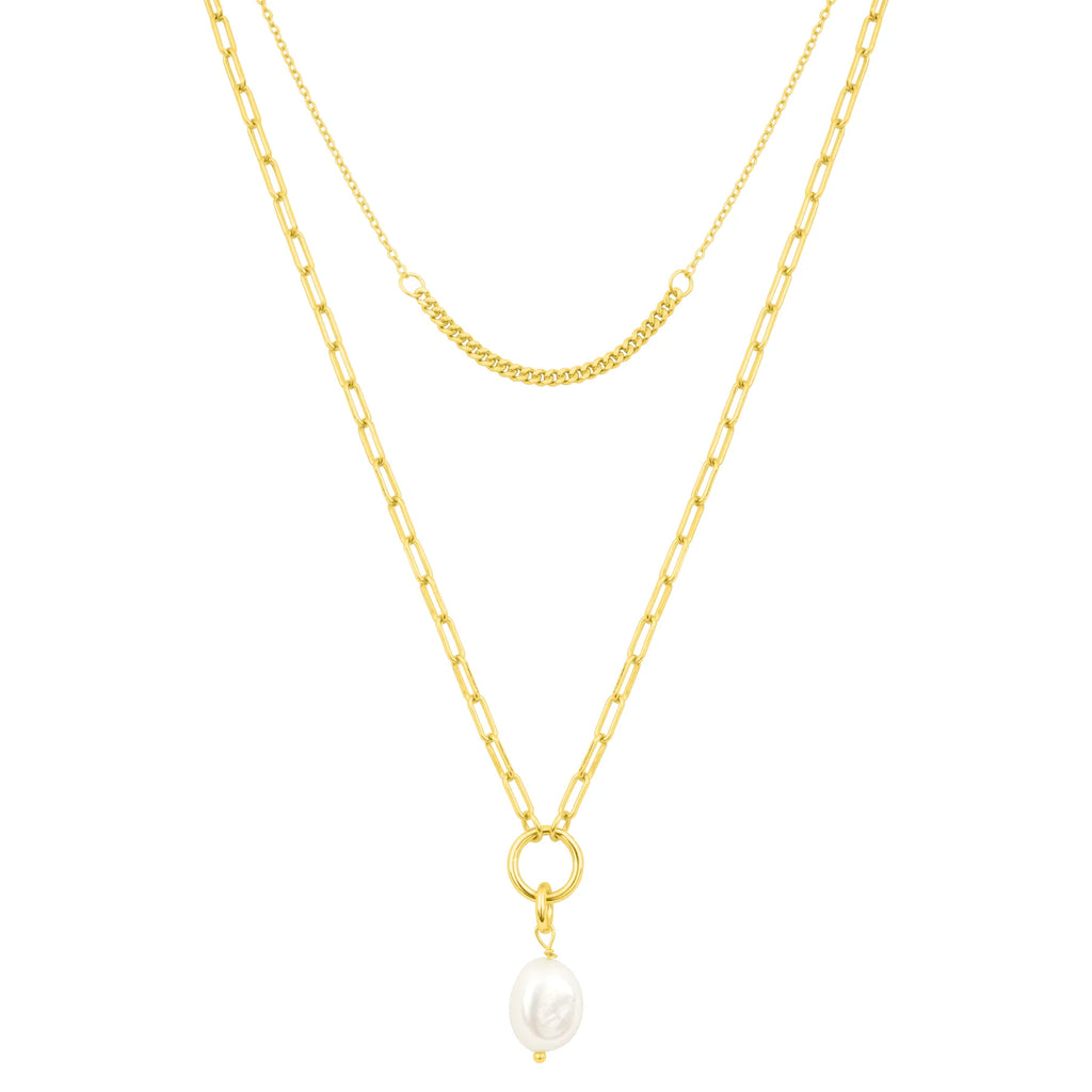 Emily Pearl Layer Necklace