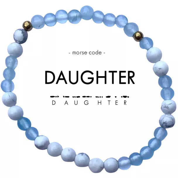 MINI Morse Code Bracelet | DAUGHTER
