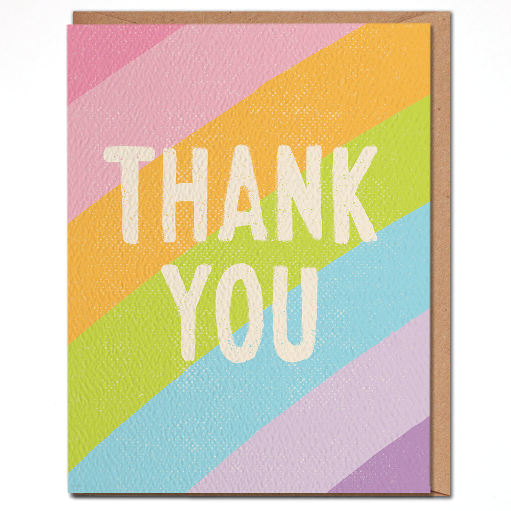 Thank You - Colorful Greeting Card